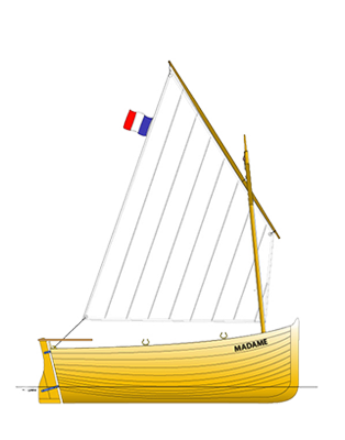 sequana fiche bateau aviron voile "madame"