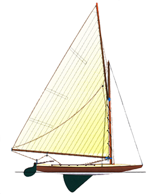 Voilier dériveur monotype "Nymphée"