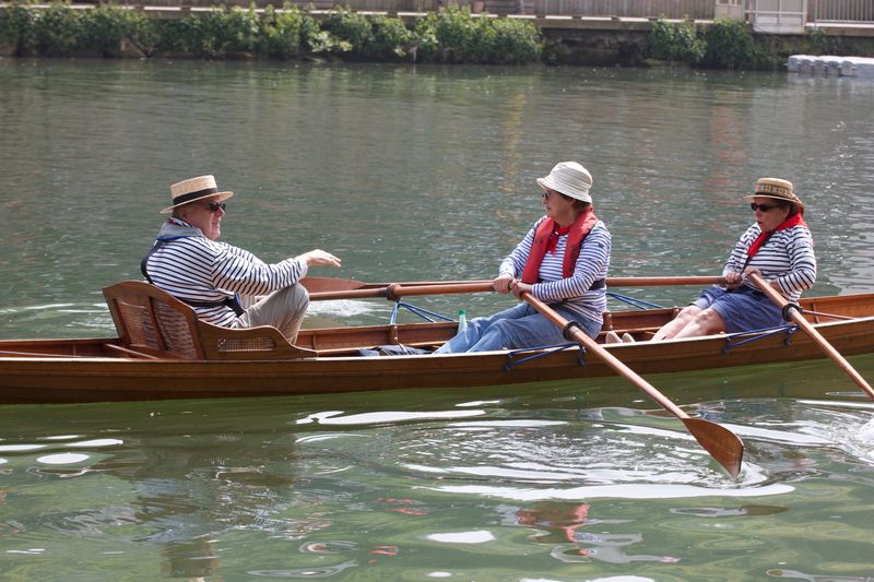 La Yole Charentaise , construite parJean-Baptiste Kauff en 1910, restaurée en 1998 par Sequana