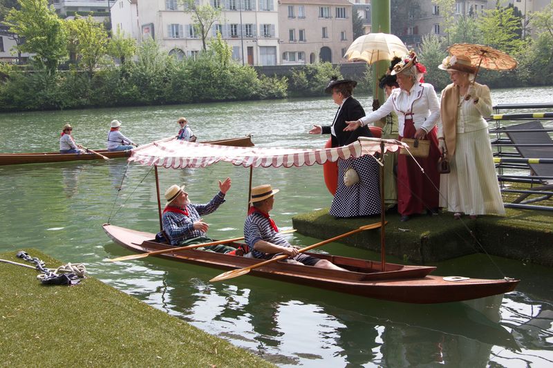 4 Dames accueillent les bateaux de Sequana à Bougival