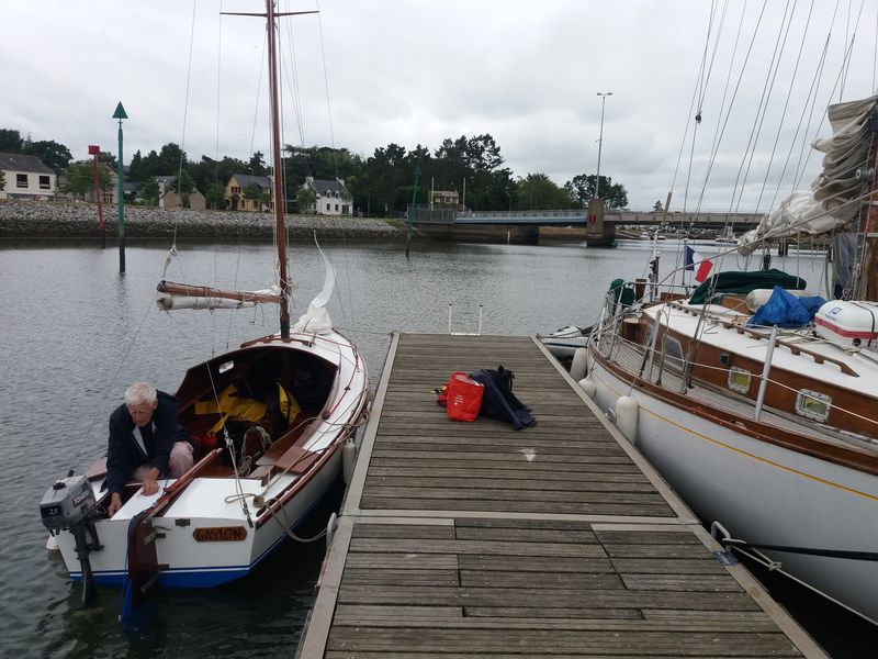 Gaston à la semaine du Golfe du Morbihan