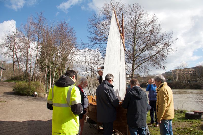Séance de gréage de l'Océan Madame chez Sequana