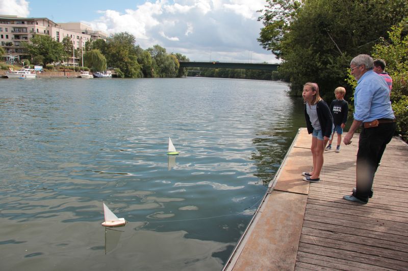 Maquette sur la seine à Chatou